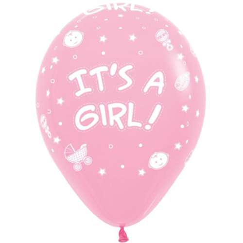 It's A Girl Baby Shower Balloons